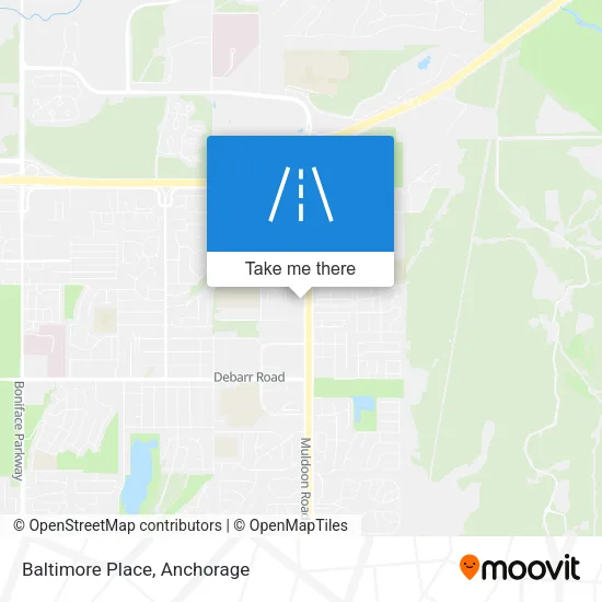 Baltimore Place map