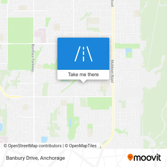 Banbury Drive map
