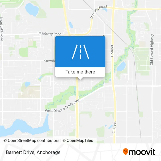 Barnett Drive map