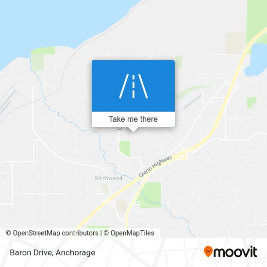 Baron Drive map