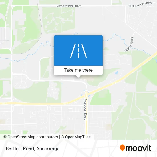 Bartlett Road map