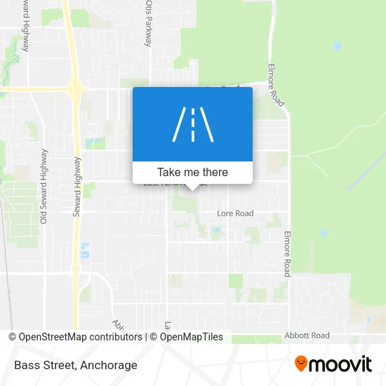 Bass Street map