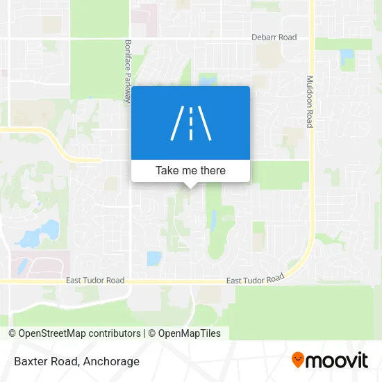 Baxter Road map