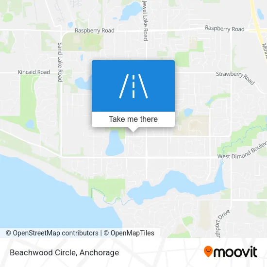 Beachwood Circle map