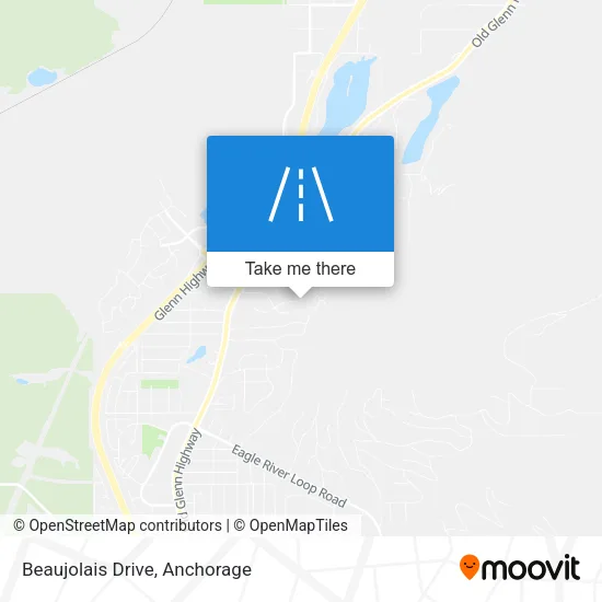 Beaujolais Drive map