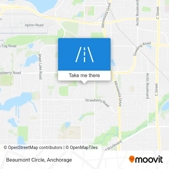 Beaumont Circle map