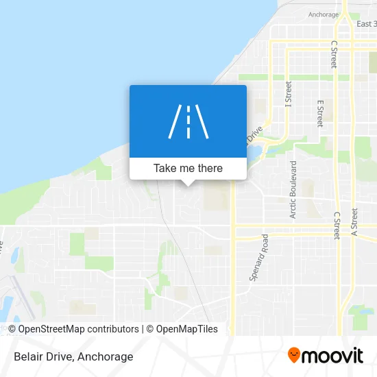 Belair Drive map