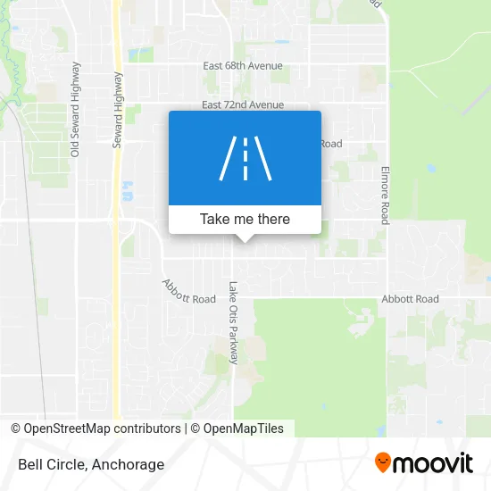 Bell Circle map