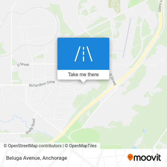 Beluga Avenue map