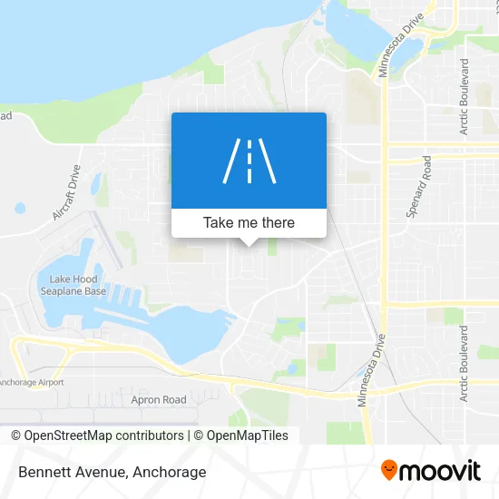 Bennett Avenue map