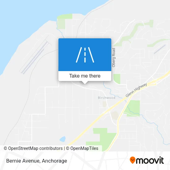 Bernie Avenue map