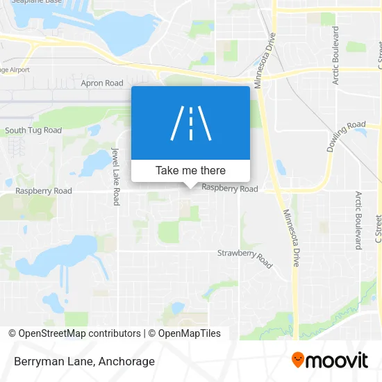 Berryman Lane map