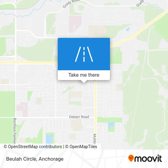Beulah Circle map