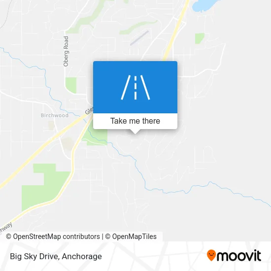 Big Sky Drive map