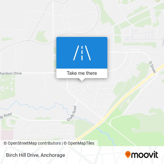 Birch Hill Drive map