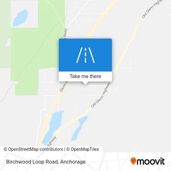 Birchwood Loop Road map
