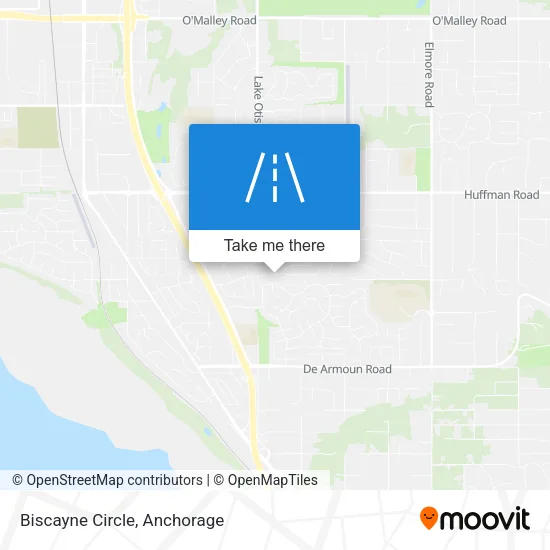 Biscayne Circle map