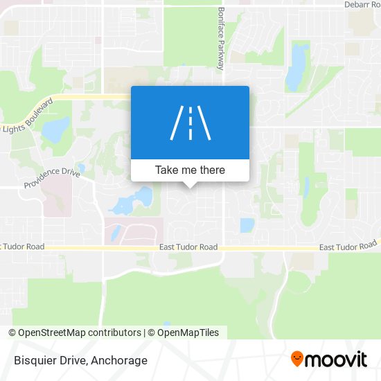 Bisquier Drive map