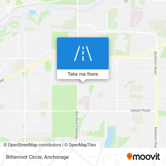 Bitterroot Circle map