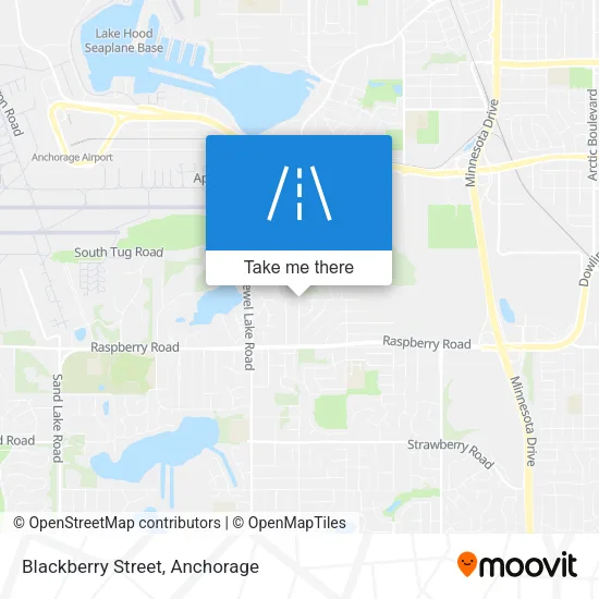 Blackberry Street map