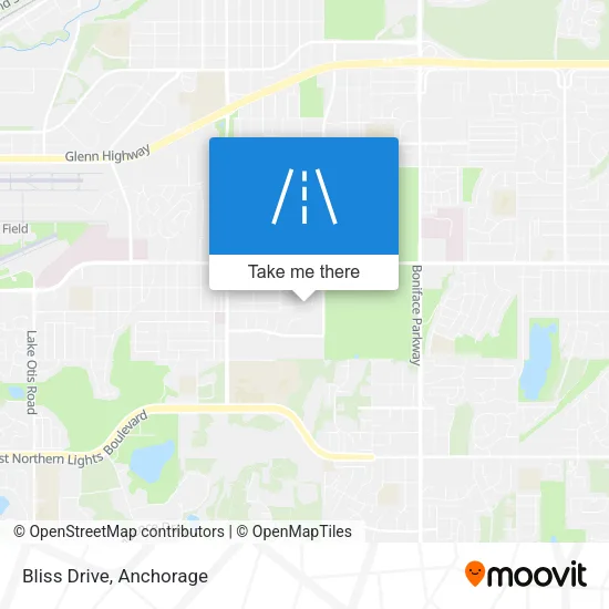 Bliss Drive map
