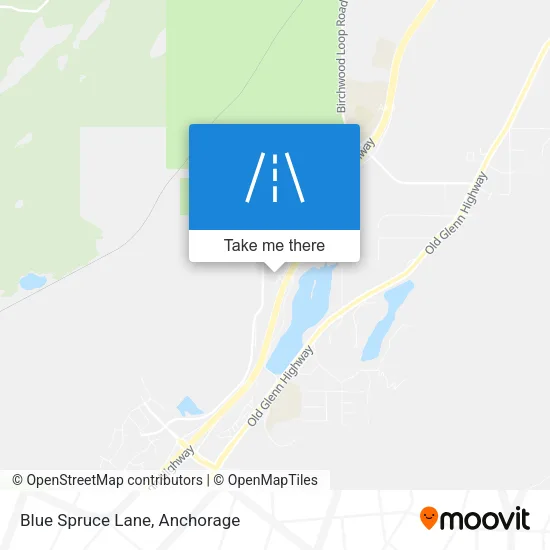 Blue Spruce Lane map