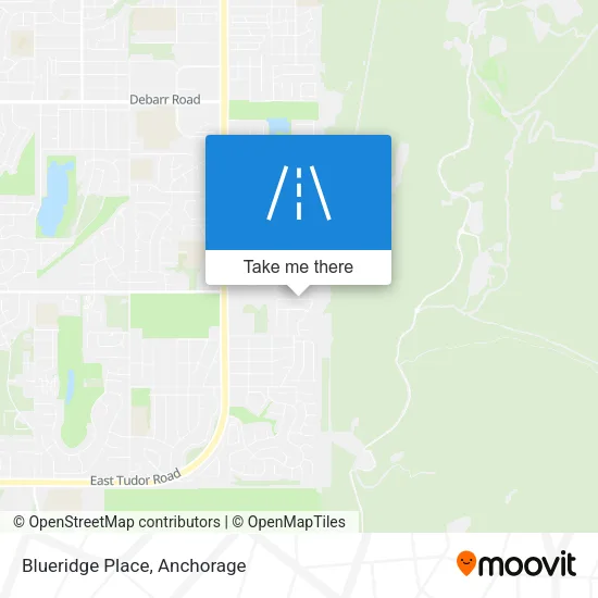 Blueridge Place map