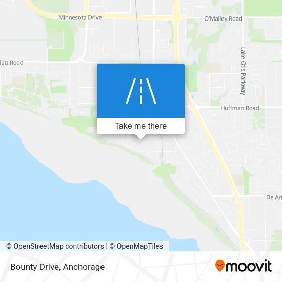 Bounty Drive map