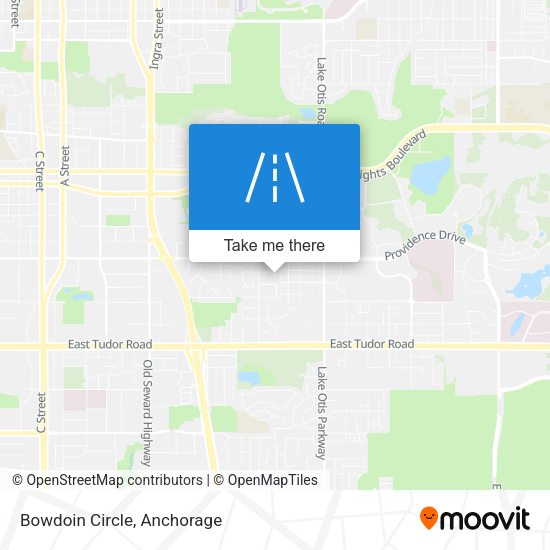 Mapa de Bowdoin Circle