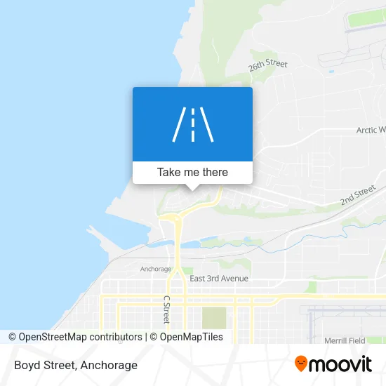 Boyd Street map