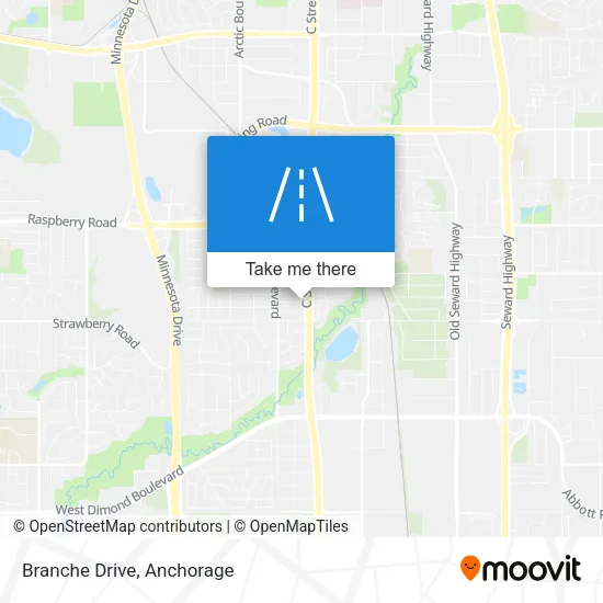 Branche Drive map