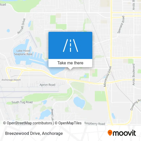 Breezewood Drive map