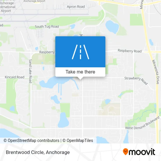 Brentwood Circle map