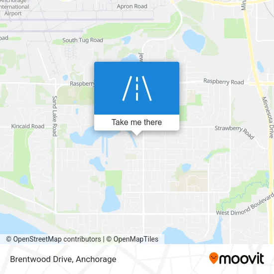 Brentwood Drive map