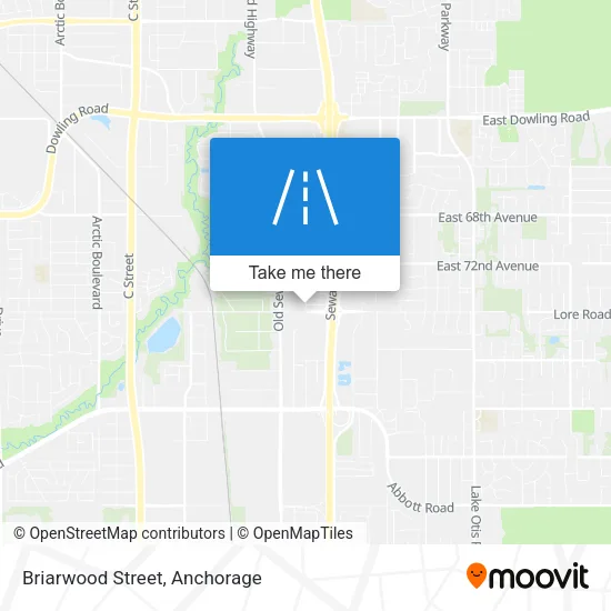 Briarwood Street map
