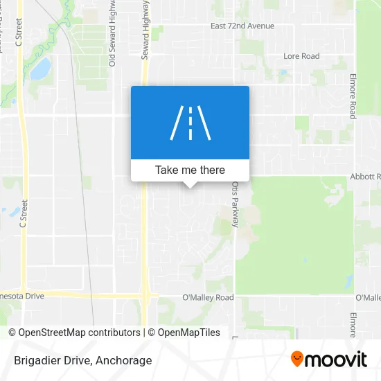 Brigadier Drive map