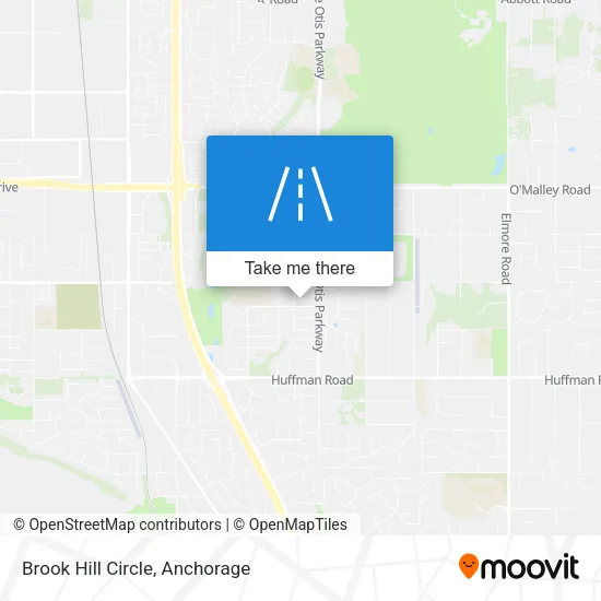 Brook Hill Circle map