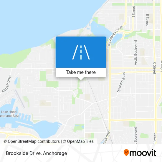 Brookside Drive map