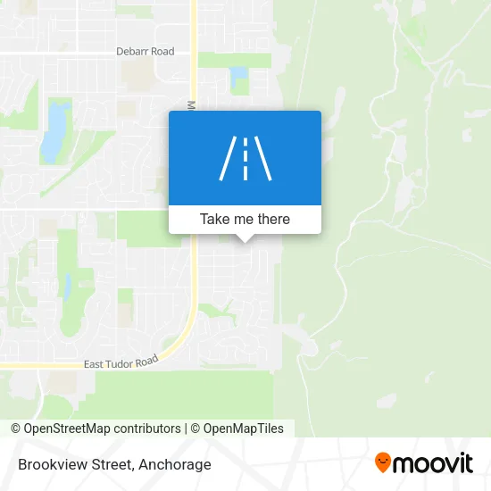 Brookview Street map