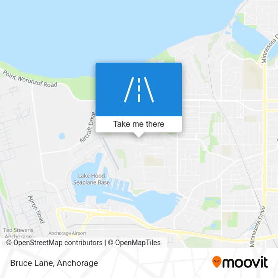 Bruce Lane map