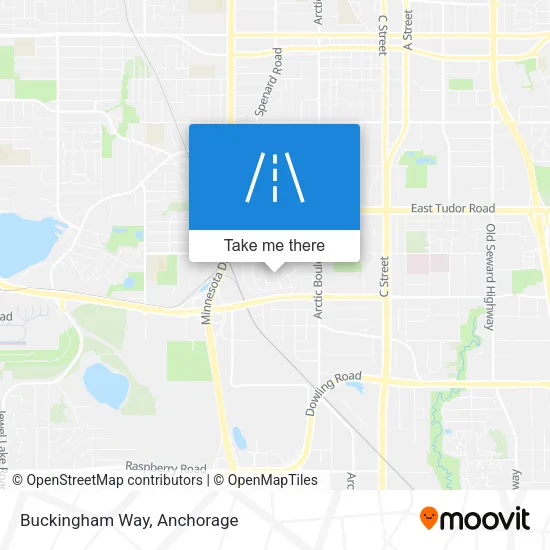 Buckingham Way map
