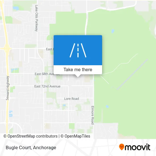 Bugle Court map