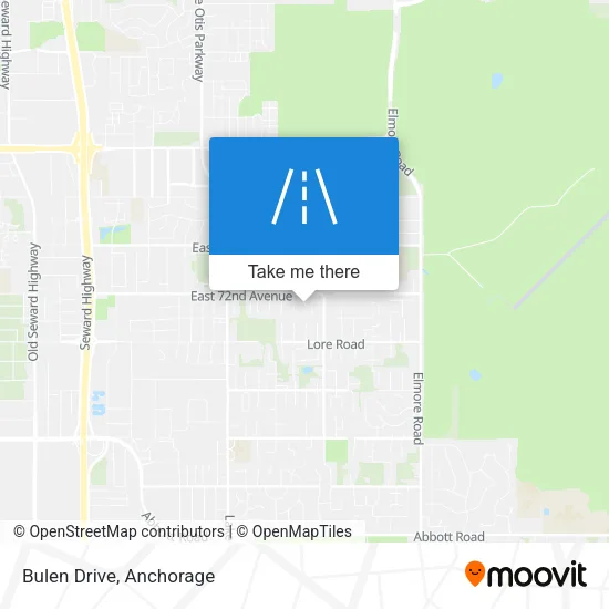 Bulen Drive map