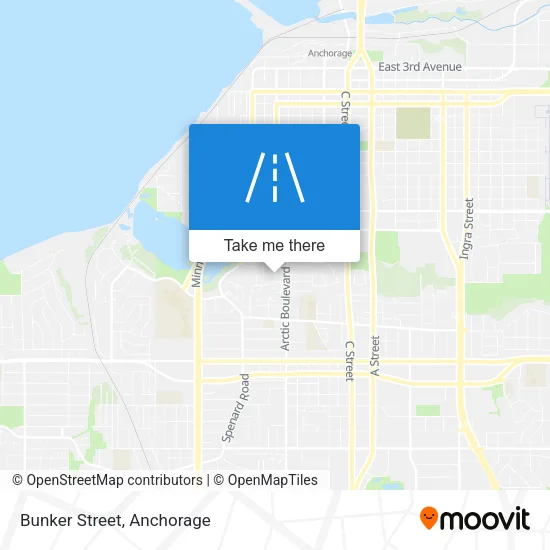 Bunker Street map