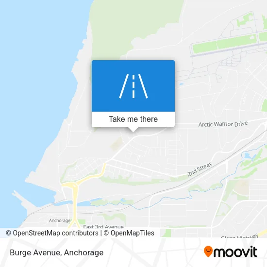 Burge Avenue map