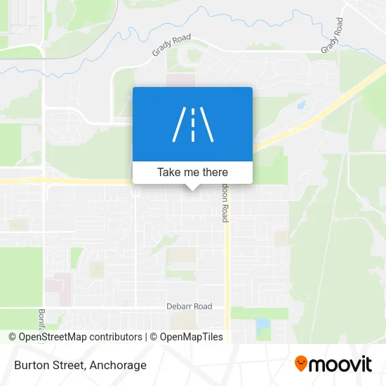 Burton Street map