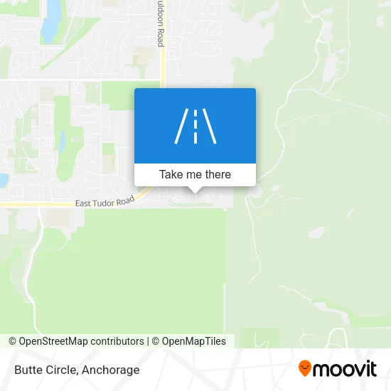 Butte Circle map