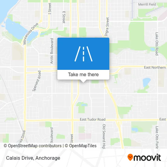 Calais Drive map