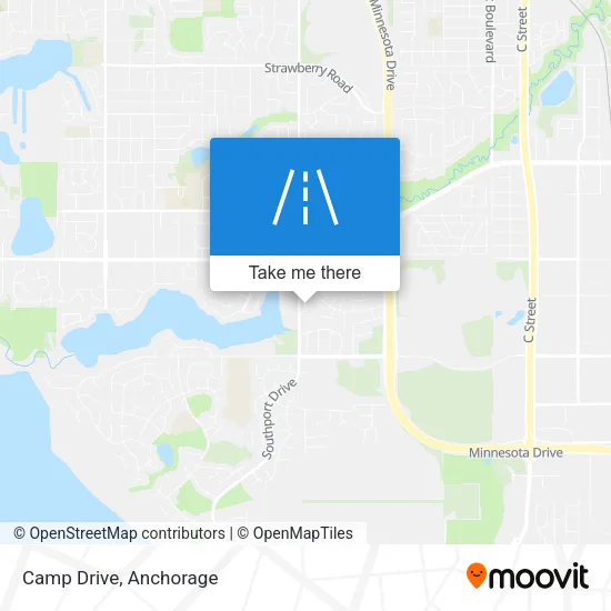 Camp Drive map