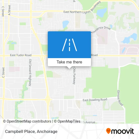 Campbell Place map